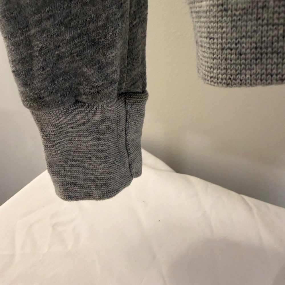Abercrombie & Fitch Womens XS Y2K Heather Gray Logo Full Zip Hoodie Sweatshirt - Picture 10 of 11